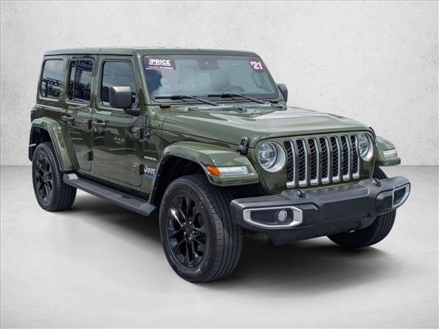Used 2021 Jeep Wrangler Unlimited Sahara w/ Safety Group AWD/4WD image 3