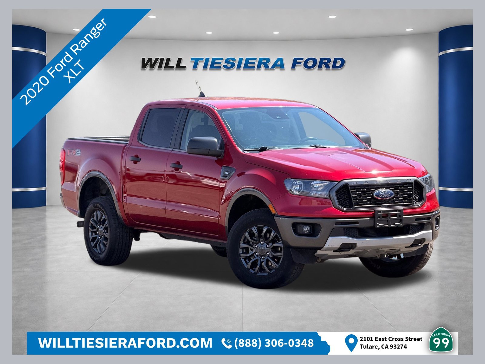 Certified 2020 Ford Ranger XLT w/ Equipment Group 302A Luxury RWD 360° Tour