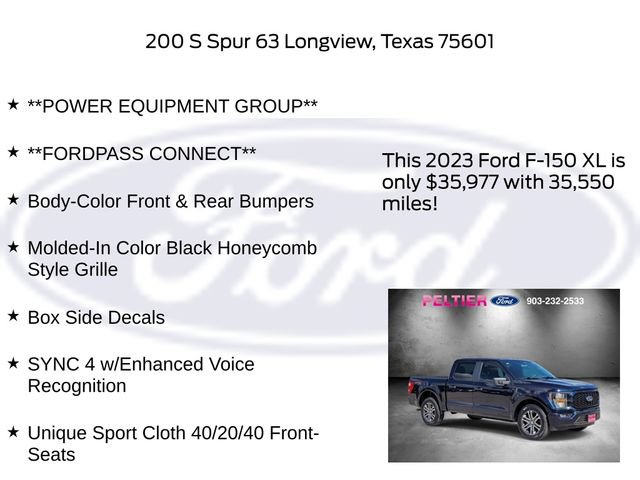 Certified 2023 Ford F150 XL w/ STX Appearance Package RWD image 22