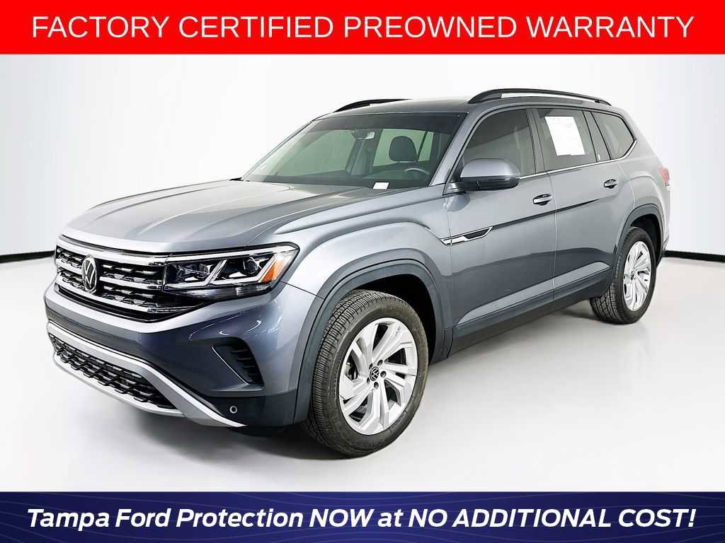 Used 2021 Volkswagen Atlas SE w/ Panoramic Sunroof Package image 1