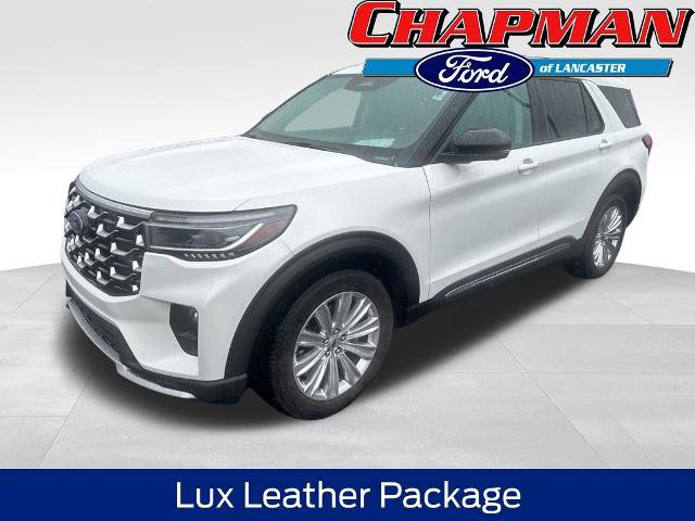 Certified 2025 Ford Explorer Platinum w/ LUX Leather Package