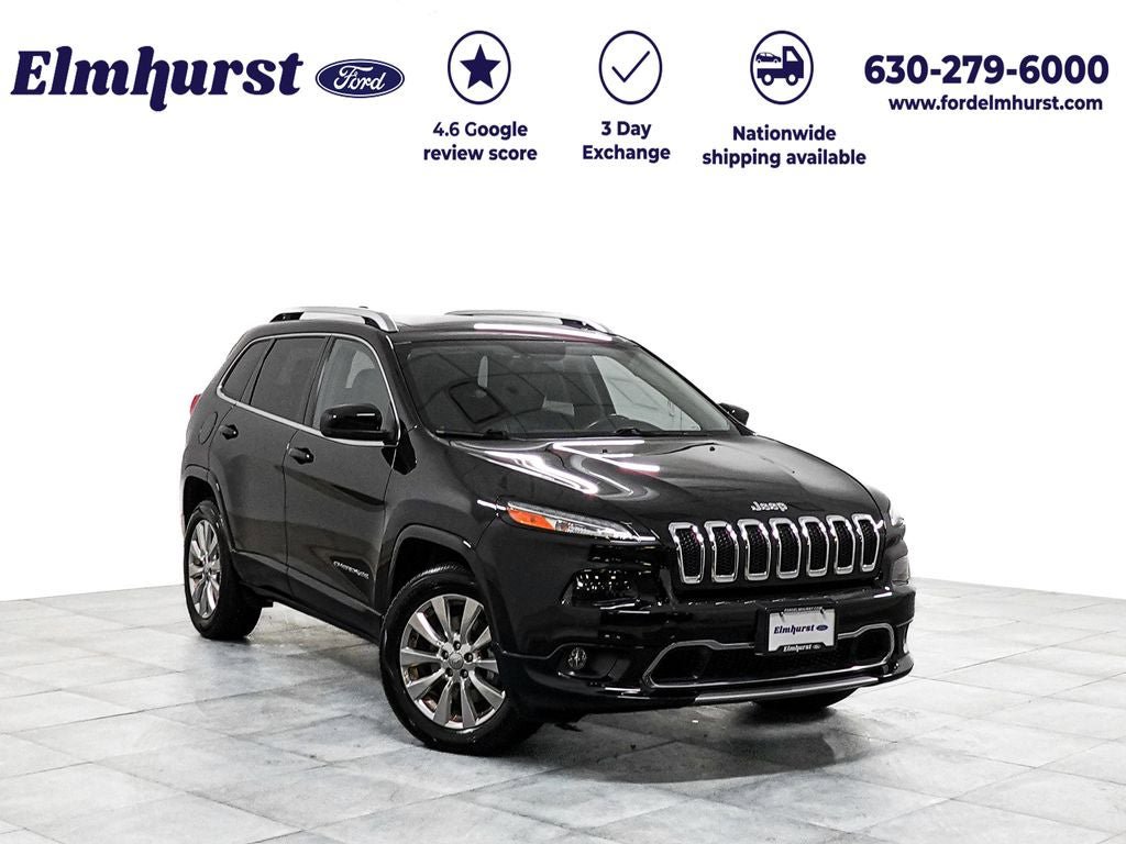 Used 2017 Jeep Cherokee Overland AWD/4WD image 1