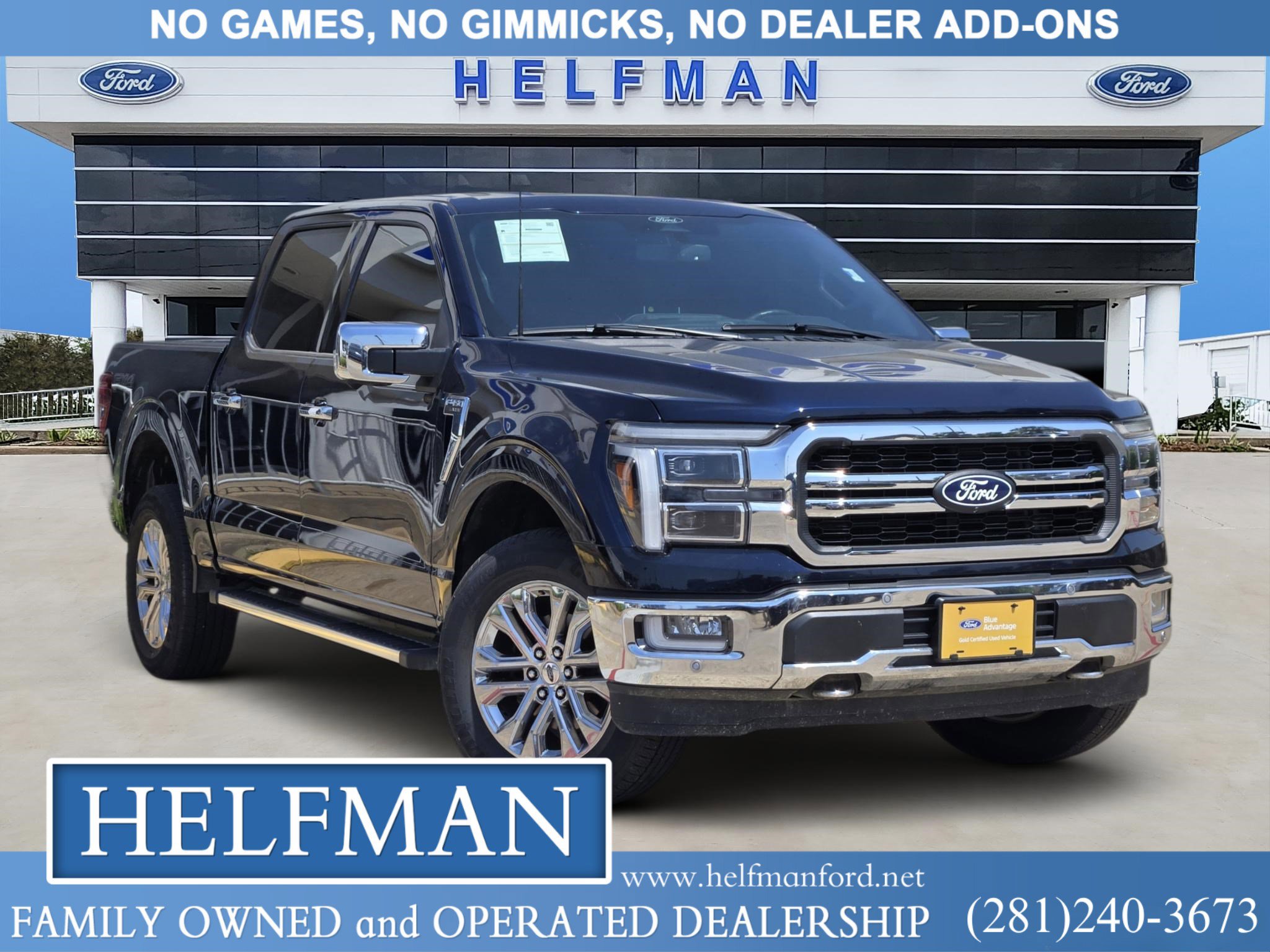 Certified 2024 Ford F150 Lariat w/ FX4 Off-Road Package