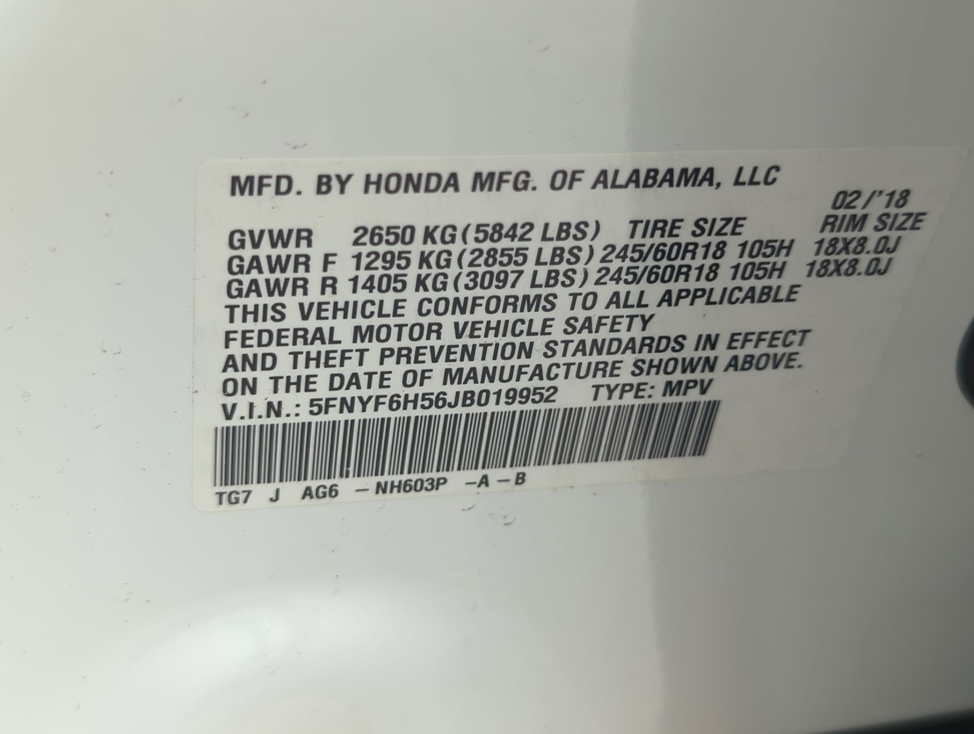 Used 2018 Honda Pilot EX-L image 73