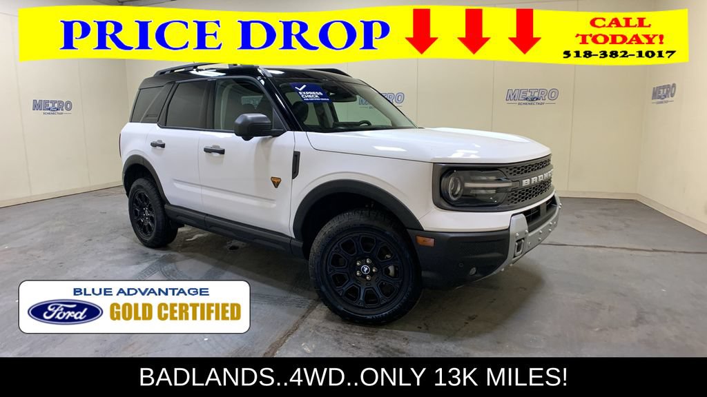 Certified 2025 Ford Bronco Sport Badlands w/ Badlands Tech Package AWD/4WD video 1