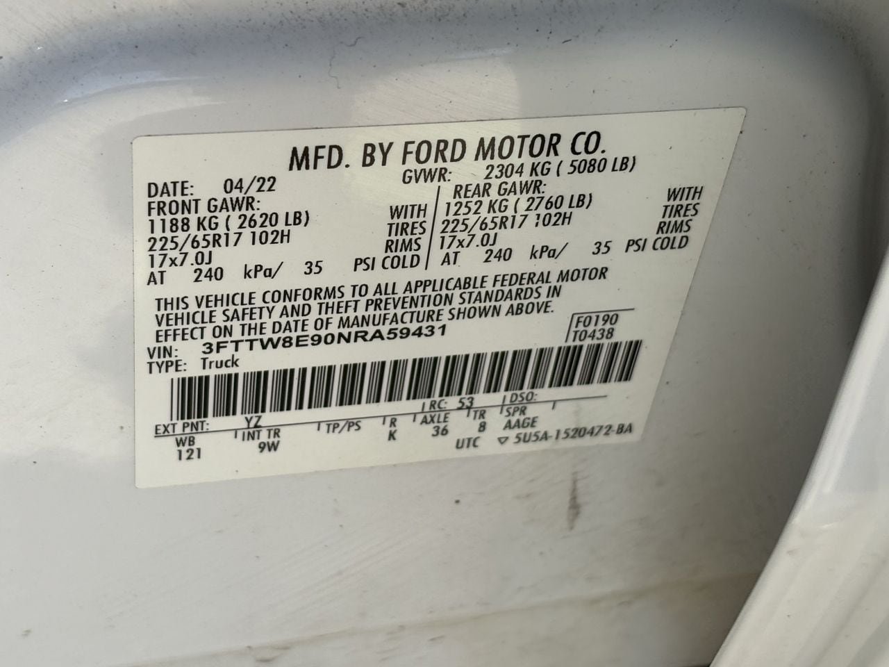 Certified 2022 Ford Maverick XL FWD image 30