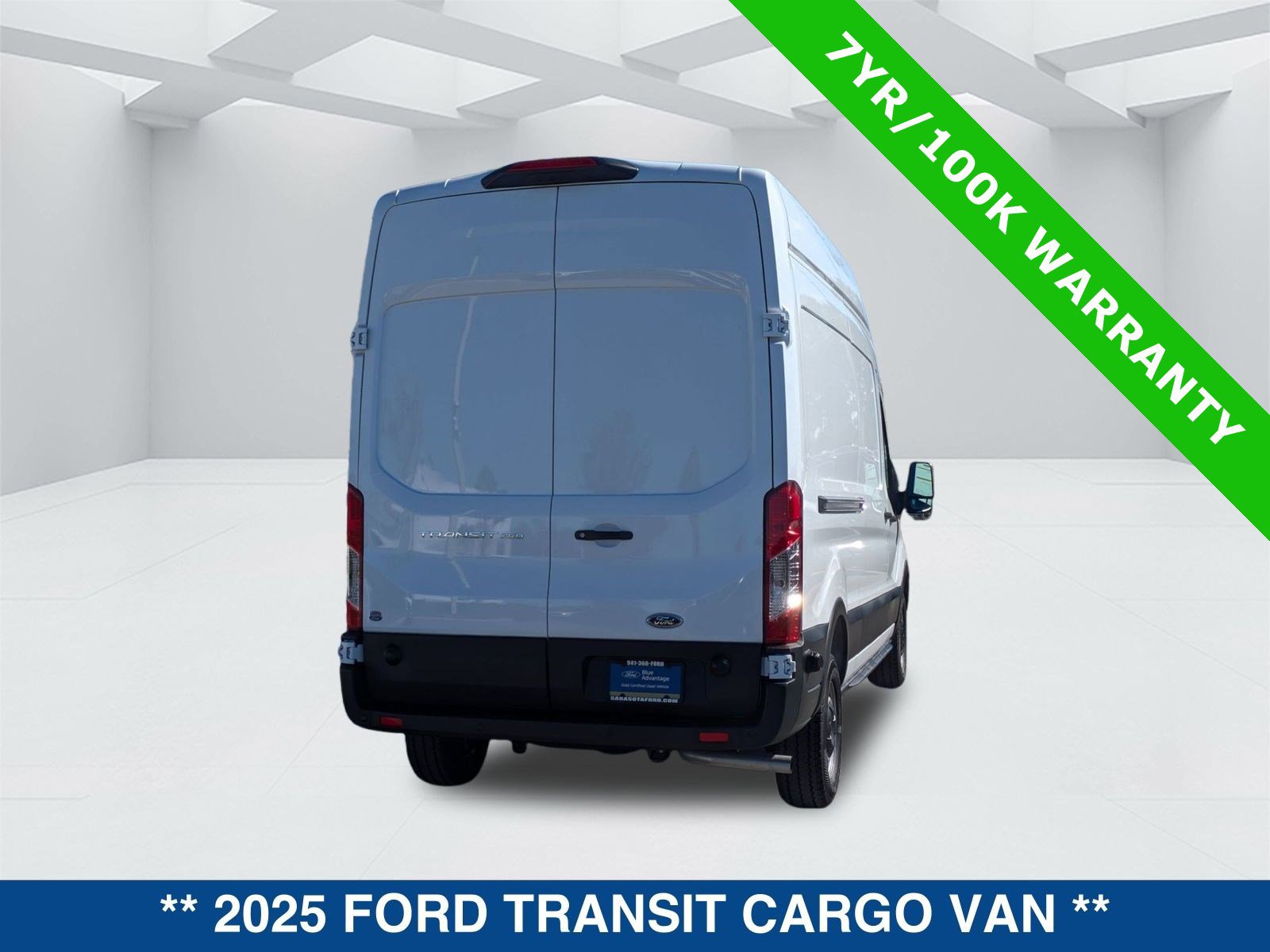 Certified 2025 Ford Transit 250 148 High Roof w/ Load Area Protection Package image 4
