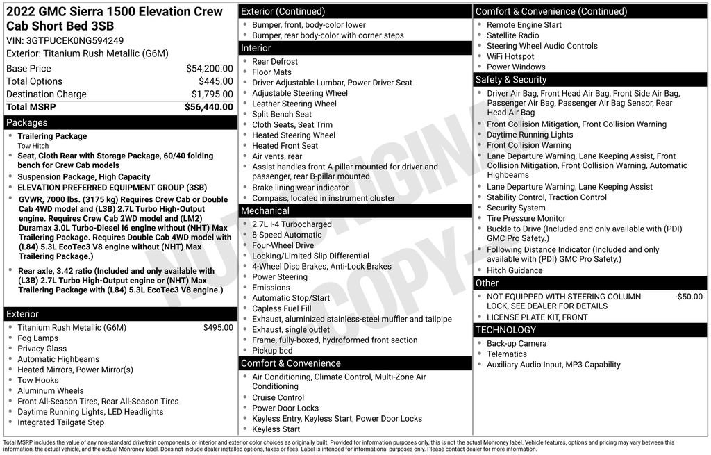 Used 2022 GMC Sierra 1500 Elevation AWD/4WD image 28