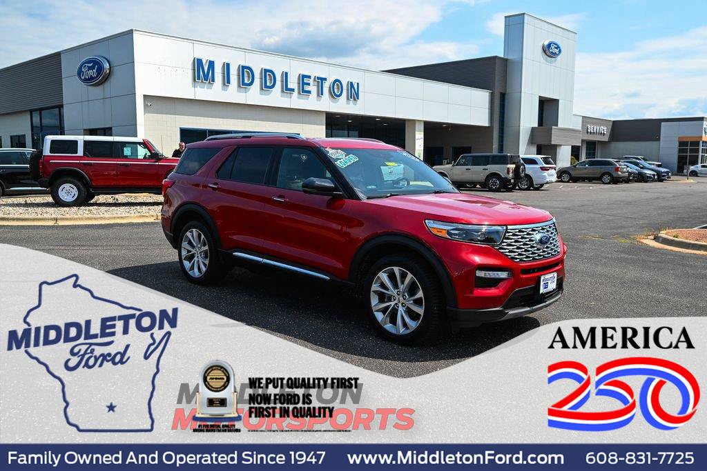 Certified 2022 Ford Explorer Platinum w/ Equipment Group 601A