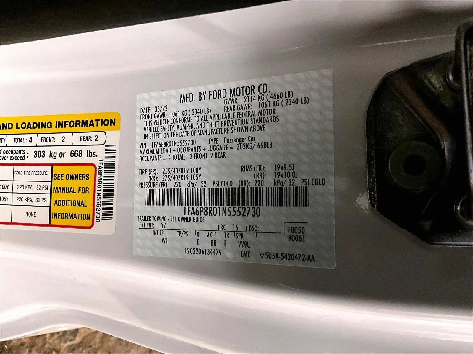 Certified 2022 Ford Mustang Mach 1 RWD image 32