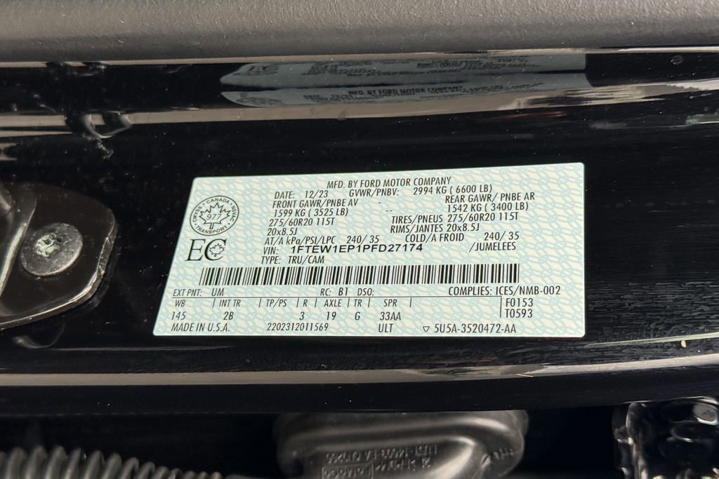 Certified 2023 Ford F150 Lariat w/ Equipment Group 502A High image 26