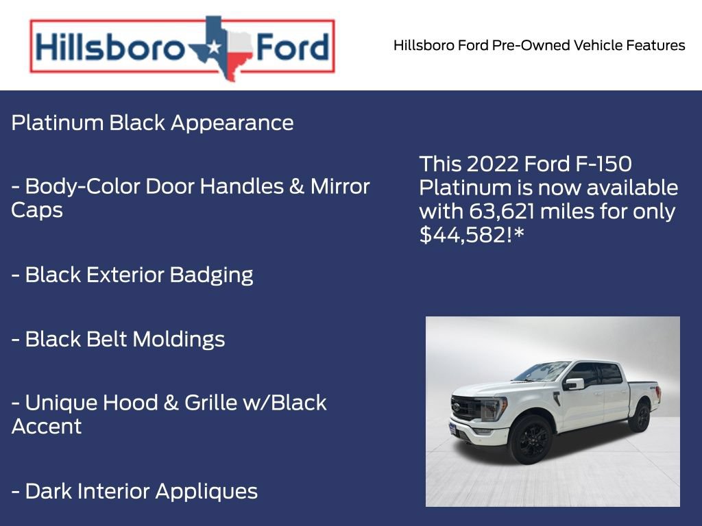 Certified 2022 Ford F150 Platinum w/ Equipment Group 701A High AWD/4WD image 6