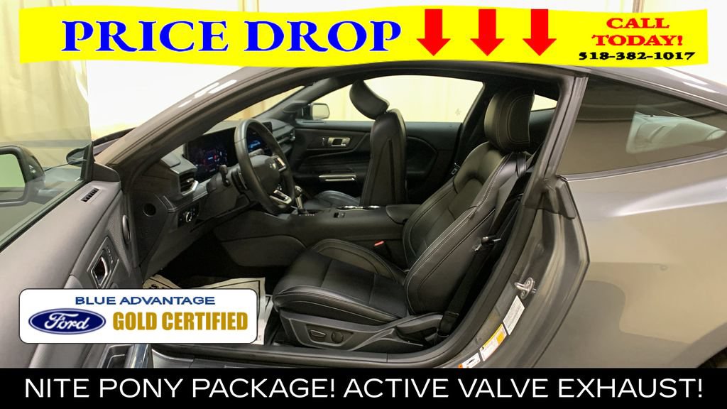 Certified 2025 Ford Mustang GT Premium w/ Mustang Nite Pony Package RWD image 22