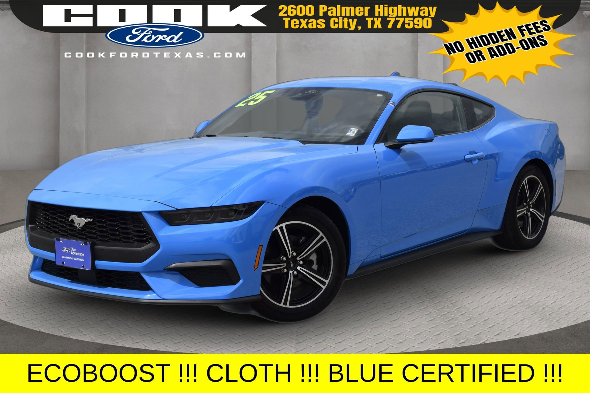 Certified 2025 Ford Mustang Coupe image 1