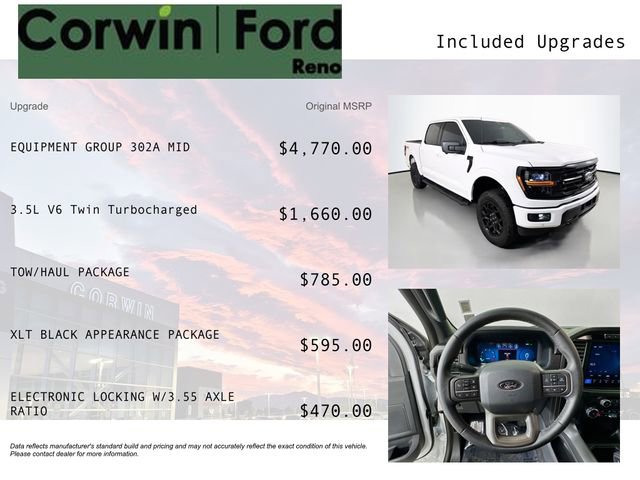 Certified 2024 Ford F150 XLT w/ Equipment Group 302A MID image 3