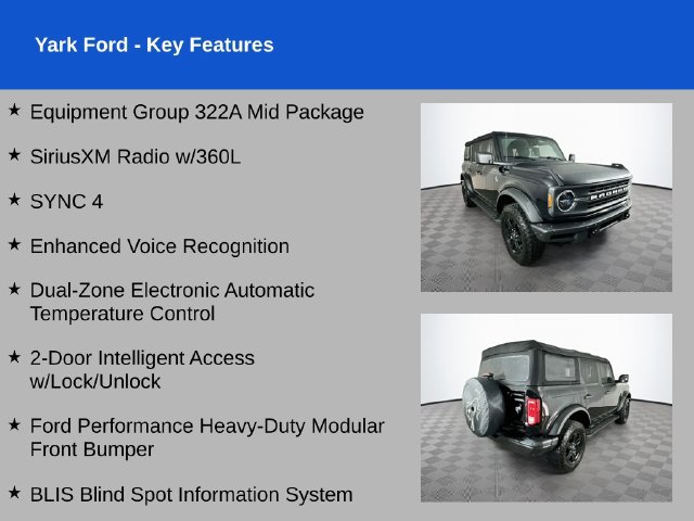 Certified 2022 Ford Bronco Black Diamond AWD/4WD image 2