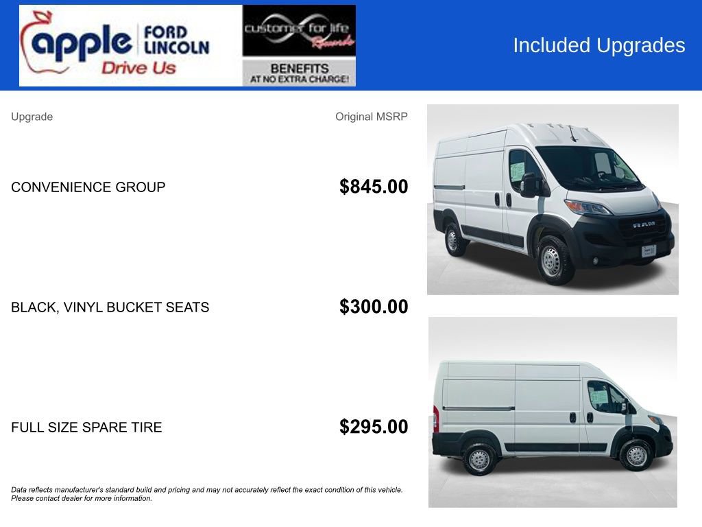 Used 2024 RAM ProMaster 2500 w/ Convenience Group FWD image 9