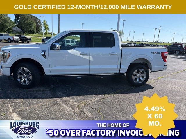 Certified 2023 Ford F150 Platinum w/ Equipment Group 701A High AWD/4WD image 2
