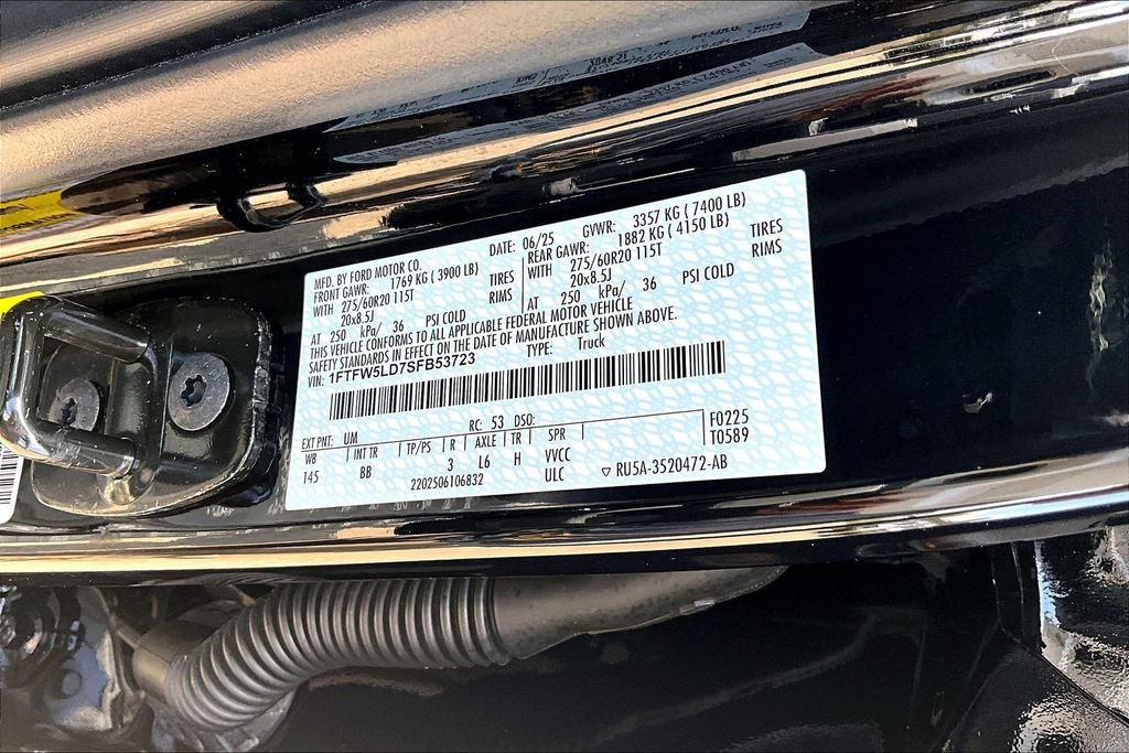 Certified 2025 Ford F150 Lariat w/ Equipment Group 501A Mid AWD/4WD image 36
