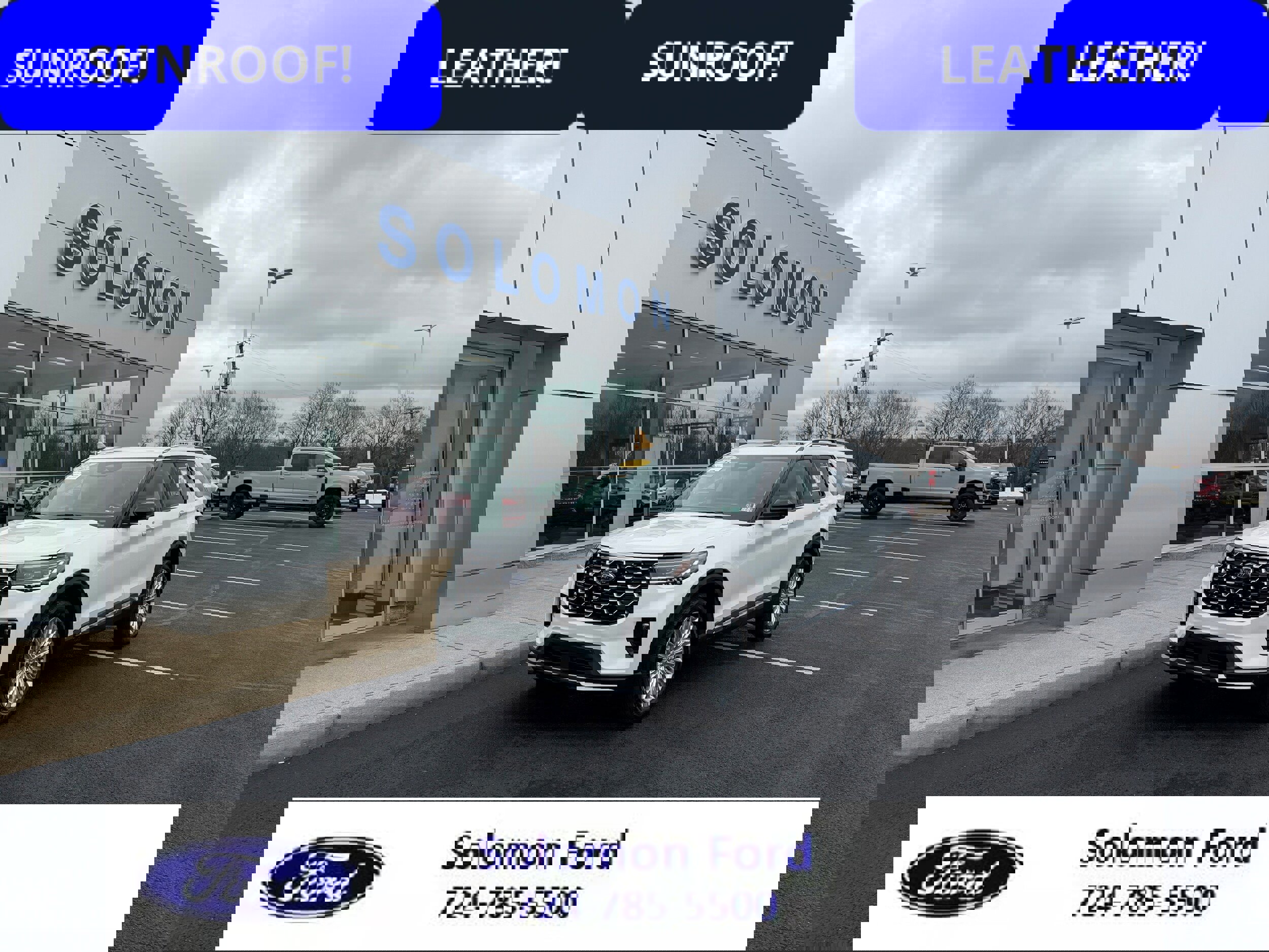 Certified 2025 Ford Explorer Platinum w/ LUX Leather Package image 7