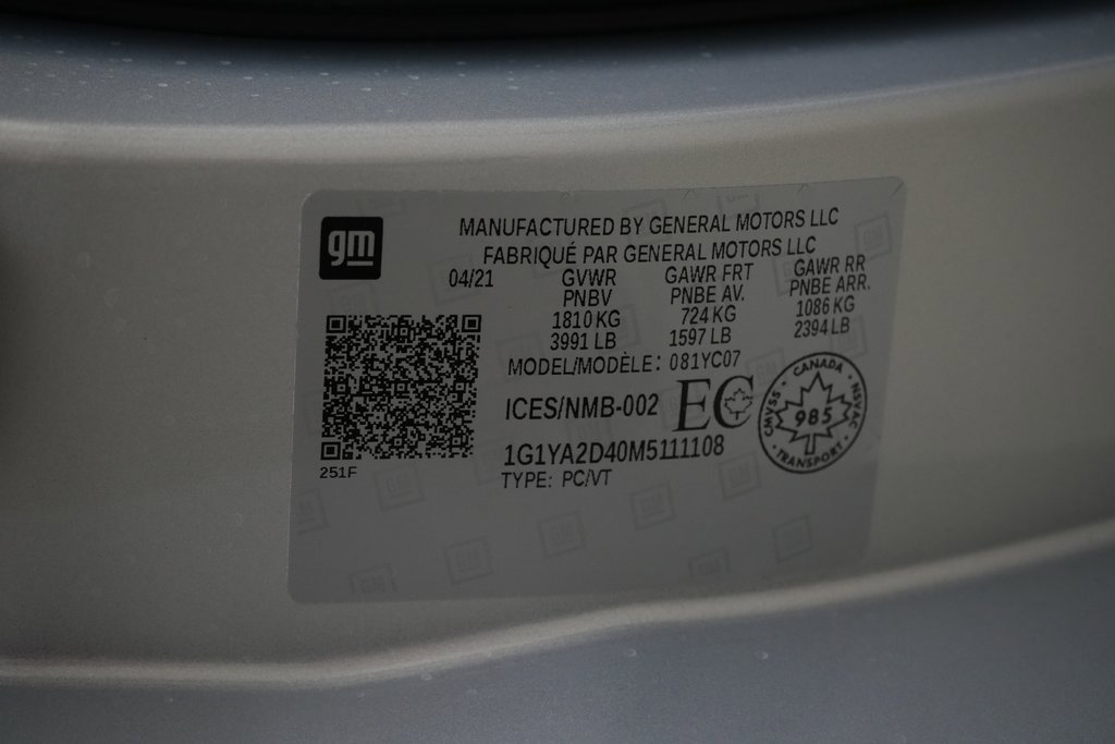 Used 2021 Chevrolet Corvette Stingray Coupe w/ 1LT image 46