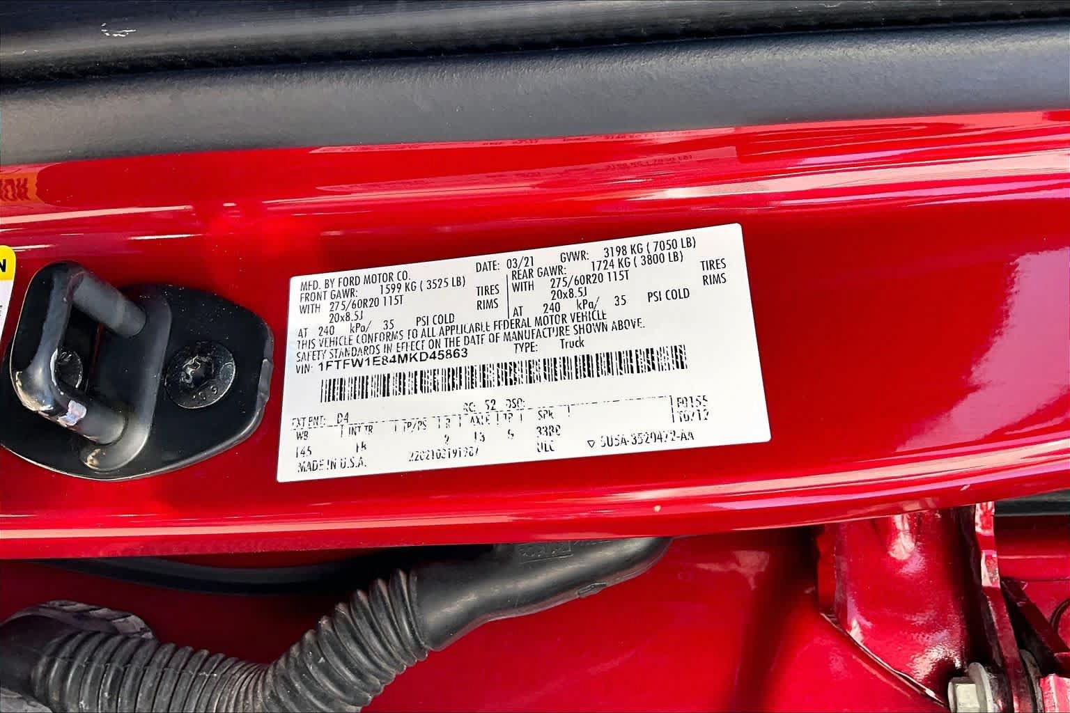 Certified 2021 Ford F150 XLT w/ Equipment Group 302A High AWD/4WD image 36