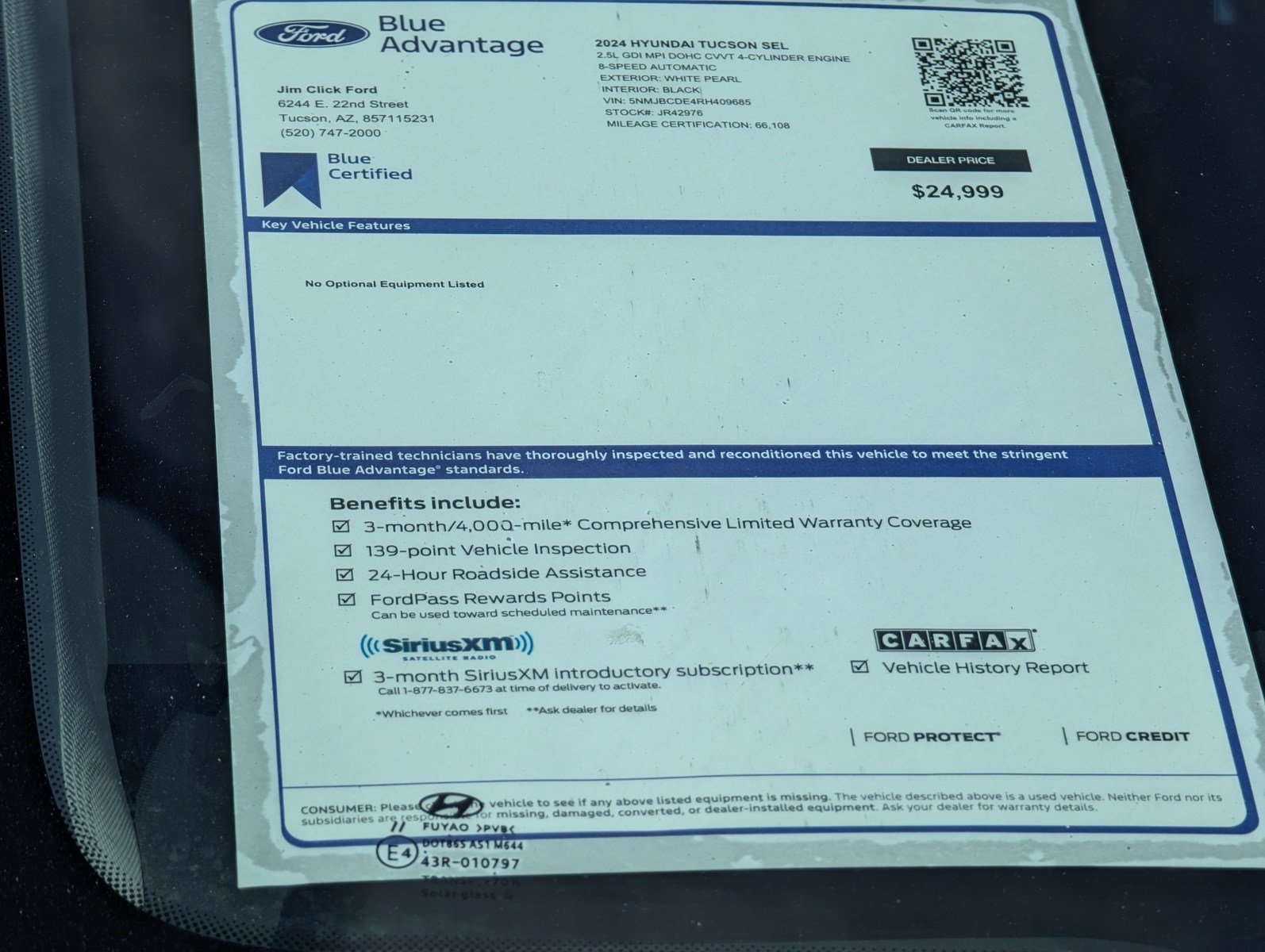 Used 2024 Hyundai Tucson SEL AWD/4WD image 14