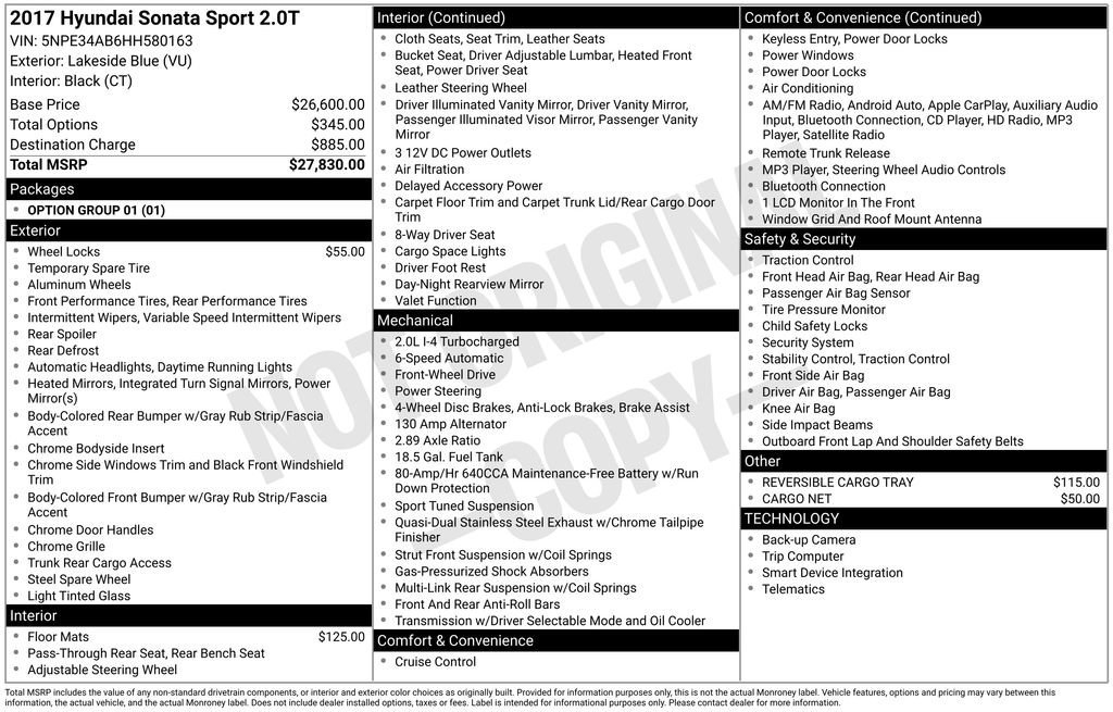 Used 2017 Hyundai Sonata Sport 2.0T image 4