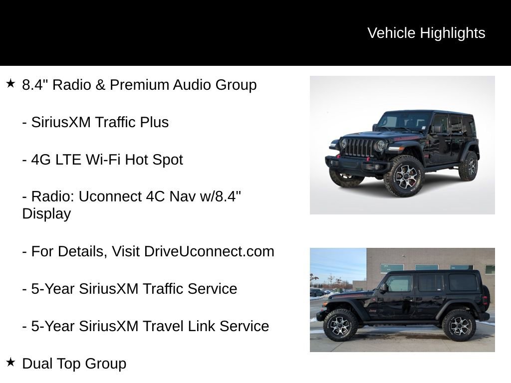 Used 2020 Jeep Wrangler Unlimited Rubicon w/ Dual Top Group image 21