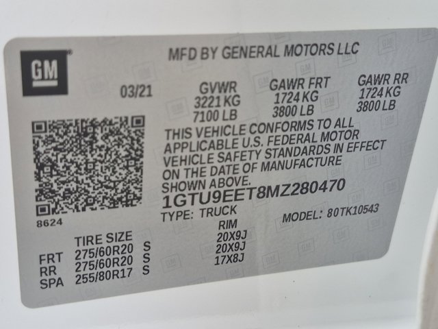 Used 2021 GMC Sierra 1500 AT4 w/ Technology Package AWD/4WD image 39