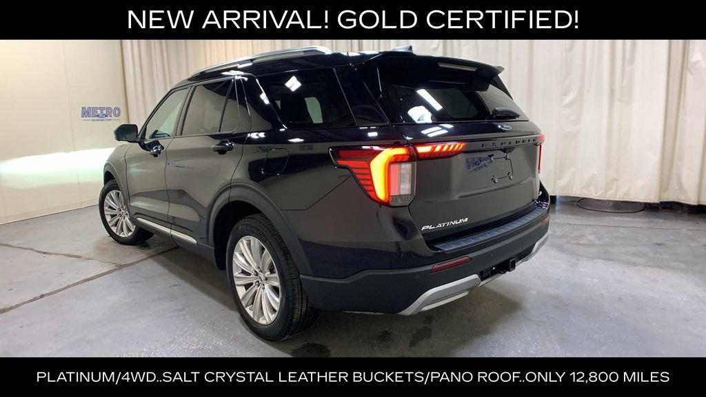 Certified 2025 Ford Explorer Platinum w/ LUX Leather Package AWD/4WD image 5