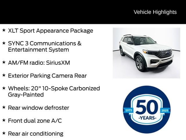 Certified 2021 Ford Explorer XLT w/ Equipment Group 202A AWD/4WD image 11