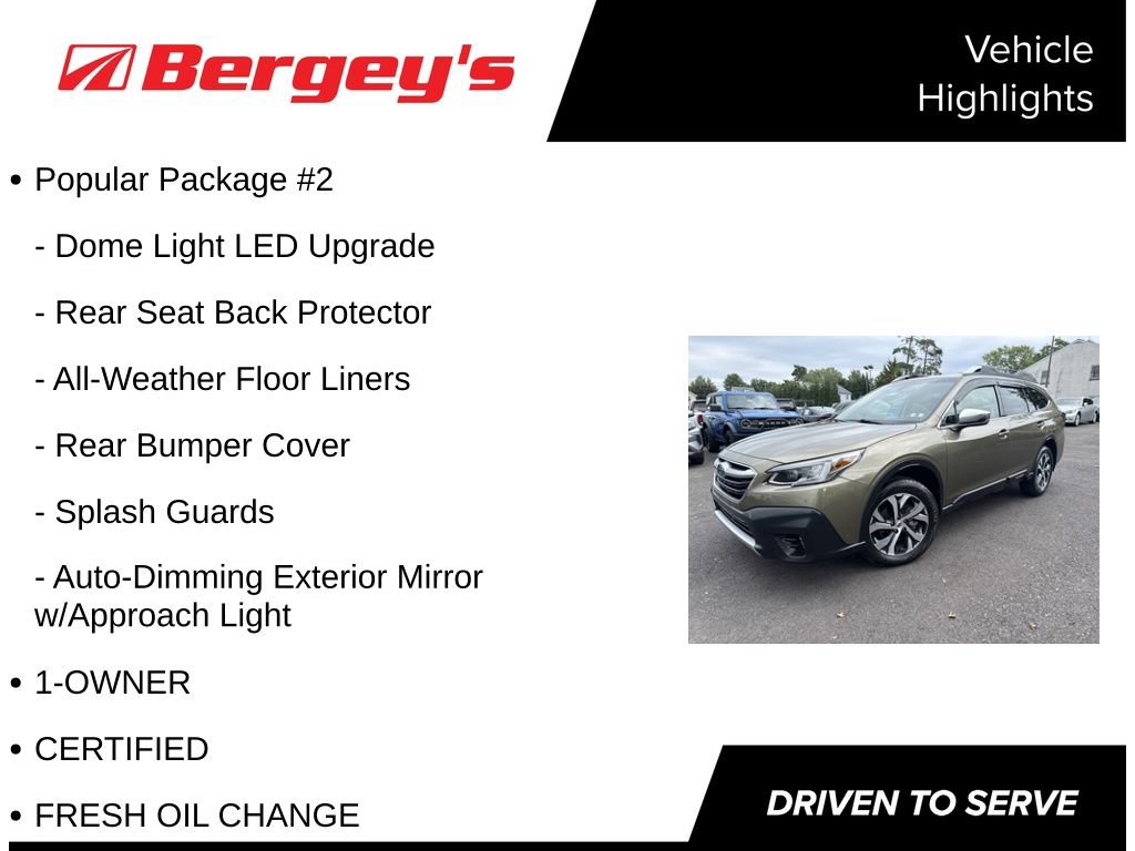 Used 2022 Subaru Outback Touring XT w/ Popular Package #2 AWD/4WD image 5