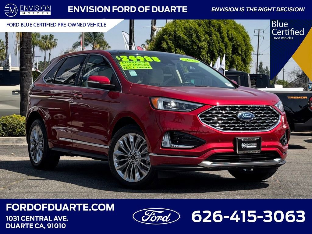 Certified 2022 Ford Edge Titanium w/ Equipment Group 301A