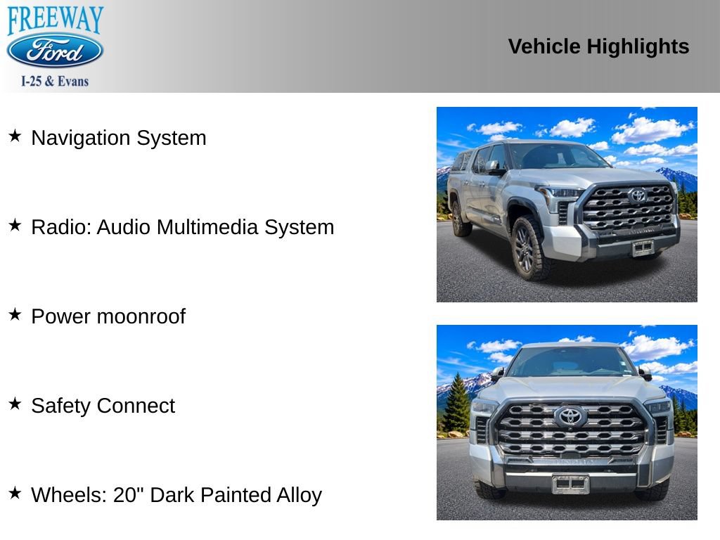 Used 2023 Toyota Tundra Platinum AWD/4WD image 3