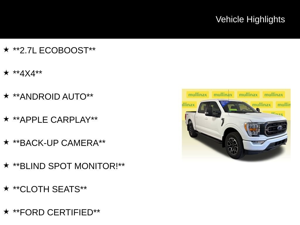 Certified 2023 Ford F150 XLT w/ Equipment Group 302A High AWD/4WD image 12