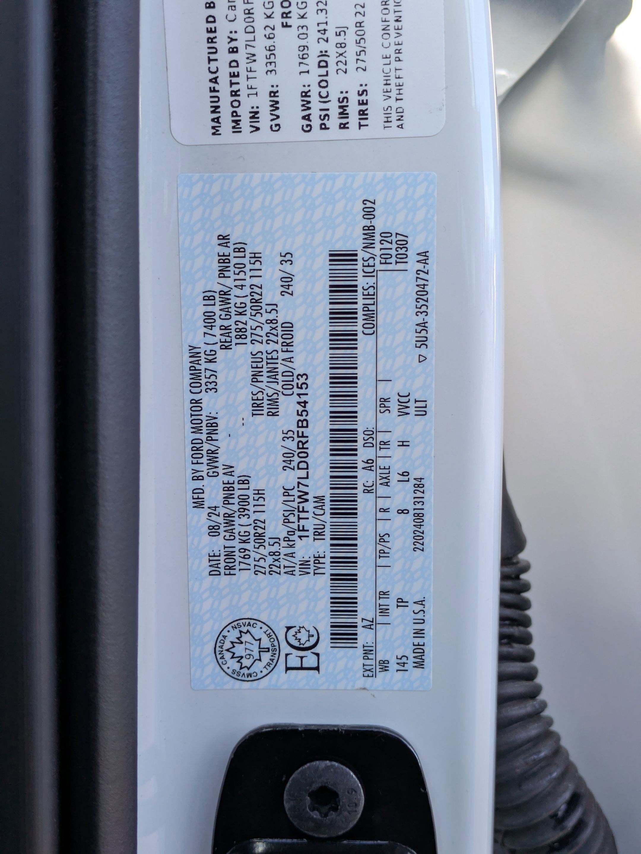 Certified 2024 Ford F150 Platinum AWD/4WD image 37
