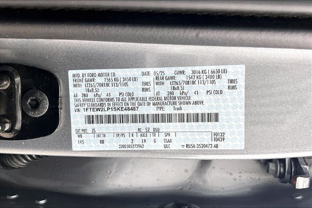Certified 2025 Ford F150 STX w/ Equipment Group 201A FX4 AWD/4WD image 31