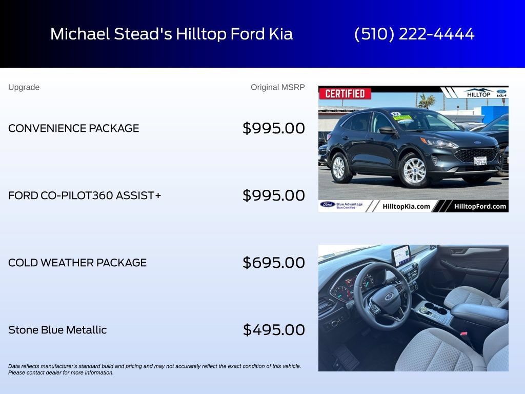 Certified 2022 Ford Escape SE w/ Convenience Package FWD image 6