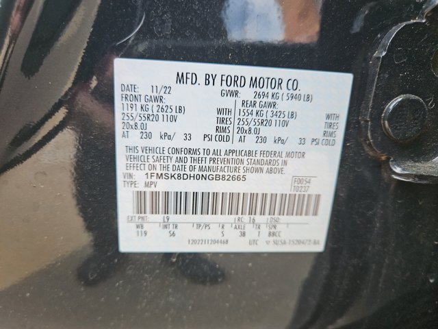 Certified 2022 Ford Explorer XLT w/ Equipment Group 202A AWD/4WD image 23