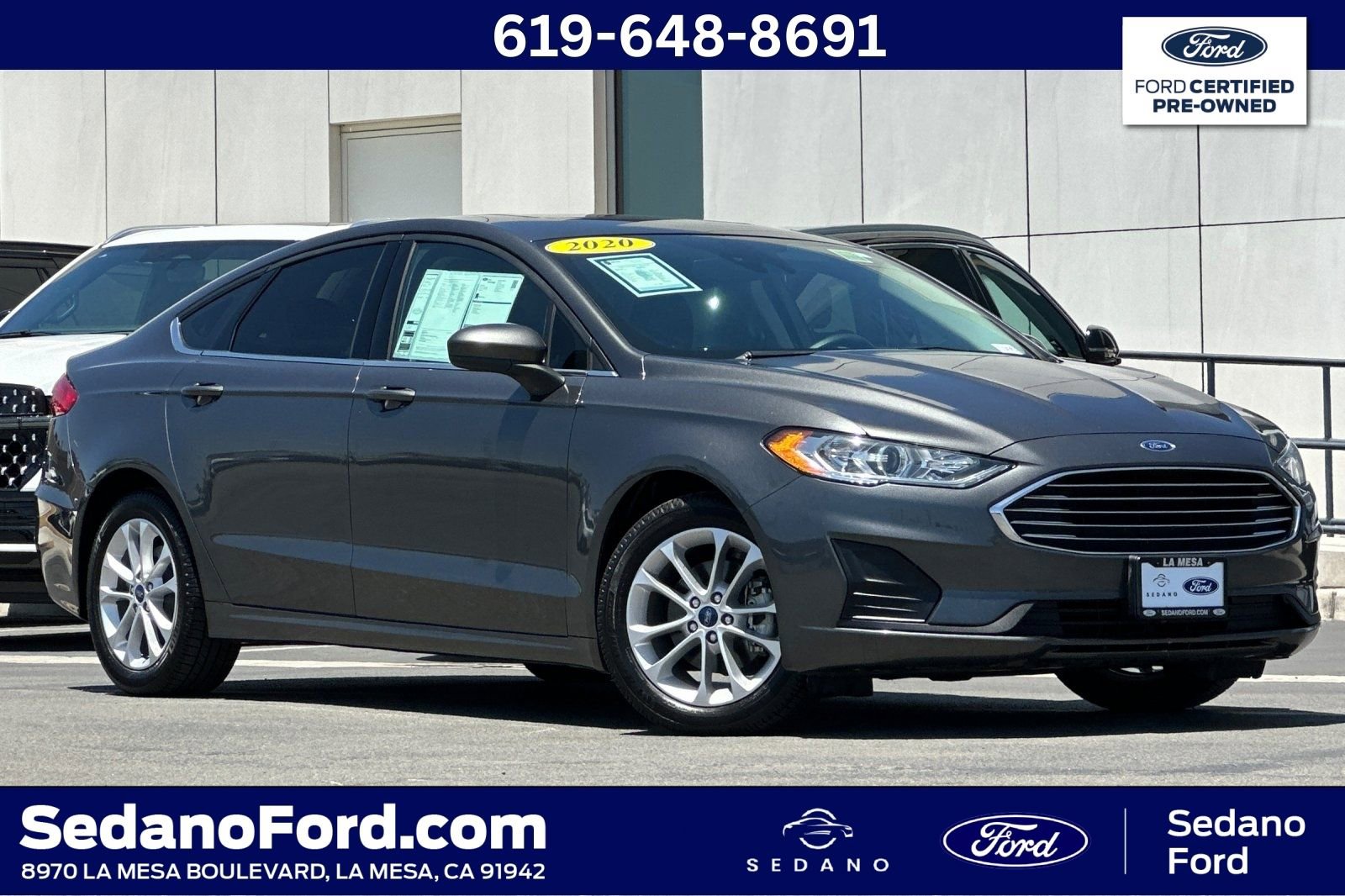 Certified 2020 Ford Fusion SE
