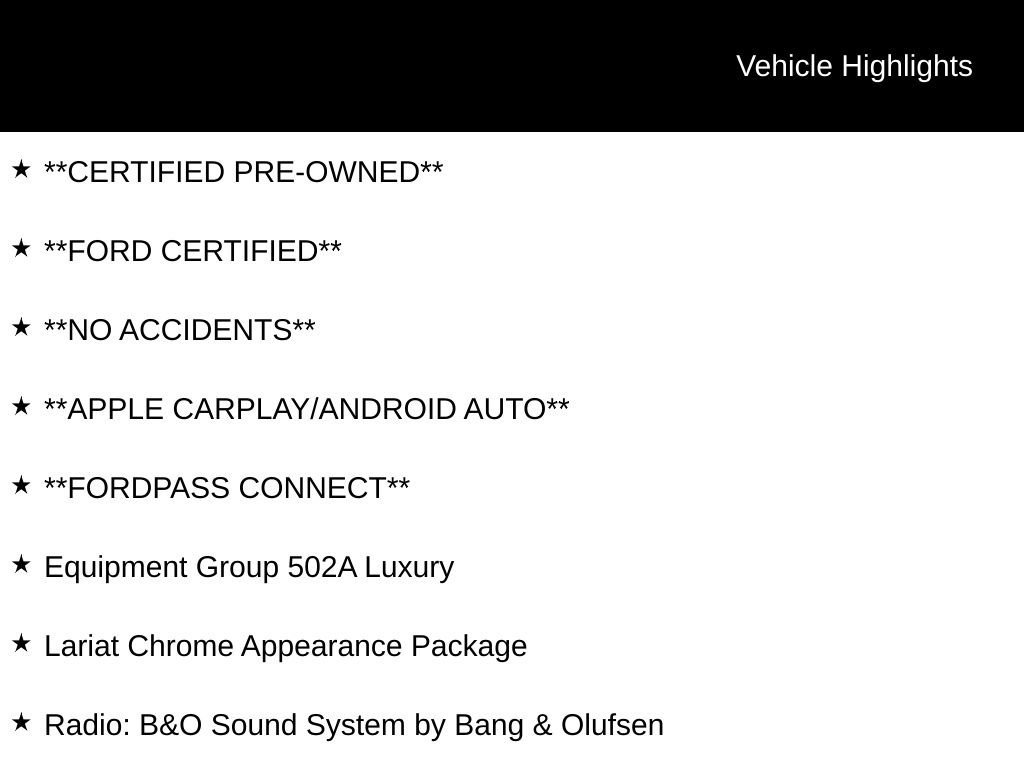 Certified 2019 Ford F150 Lariat w/ Equipment Group 502A Luxury image 11