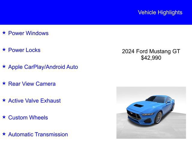 Certified 2024 Ford Mustang GT RWD image 5