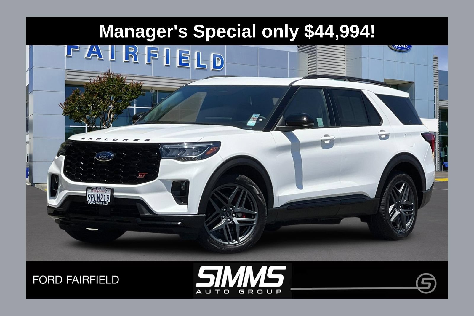 Certified 2025 Ford Explorer ST