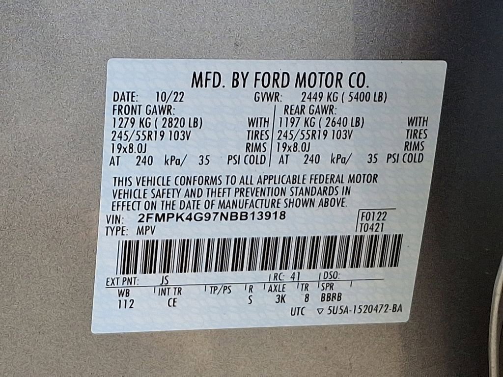 Certified 2022 Ford Edge SE w/ Black Appearance Package image 28