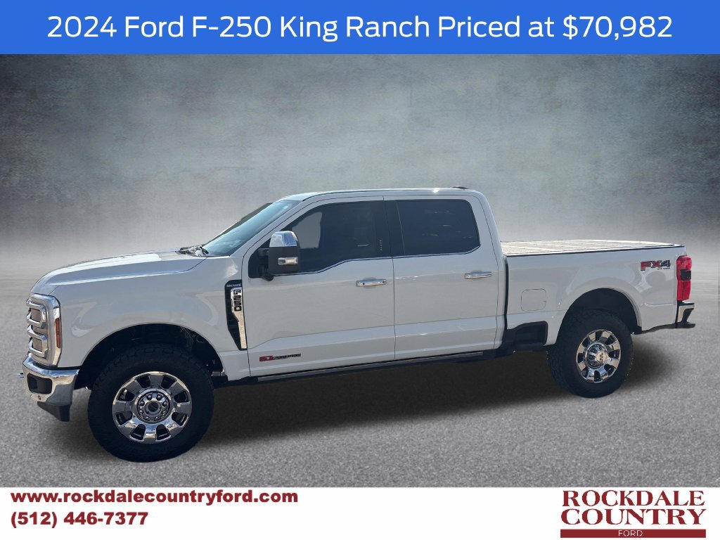 Certified 2024 Ford F250 King Ranch w/ Chrome Package