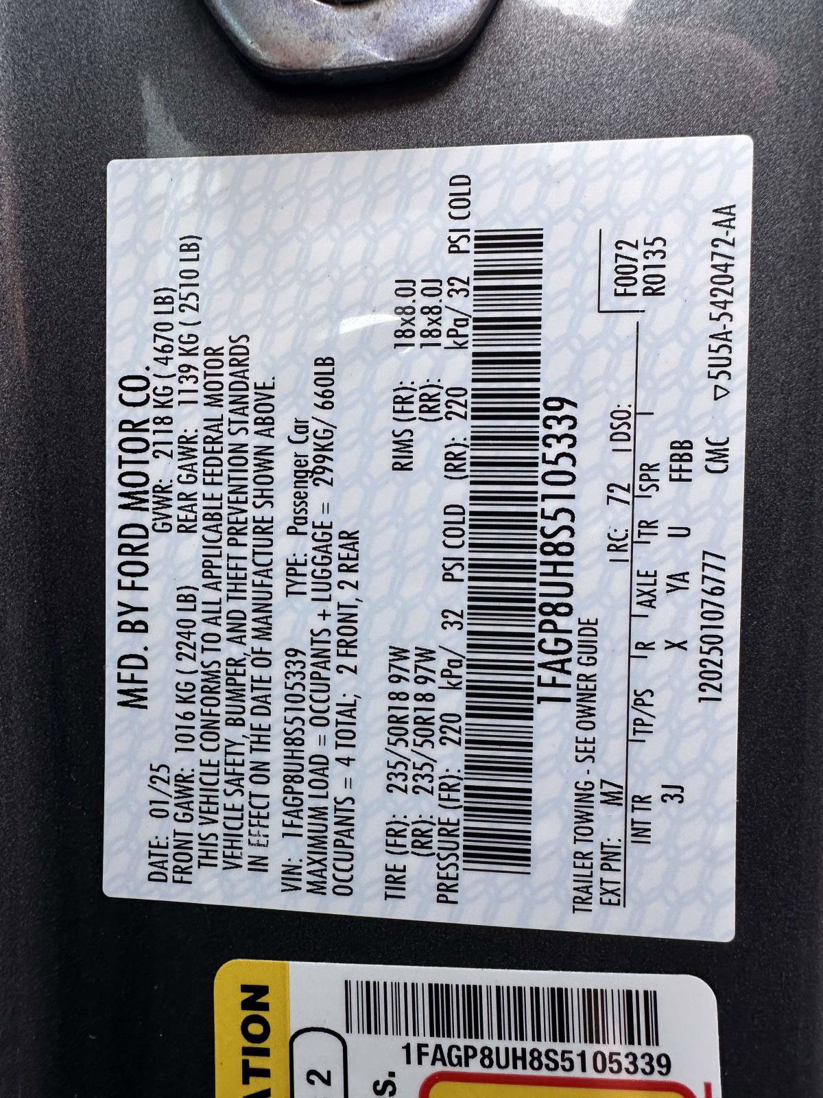 Certified 2025 Ford Mustang Premium image 31