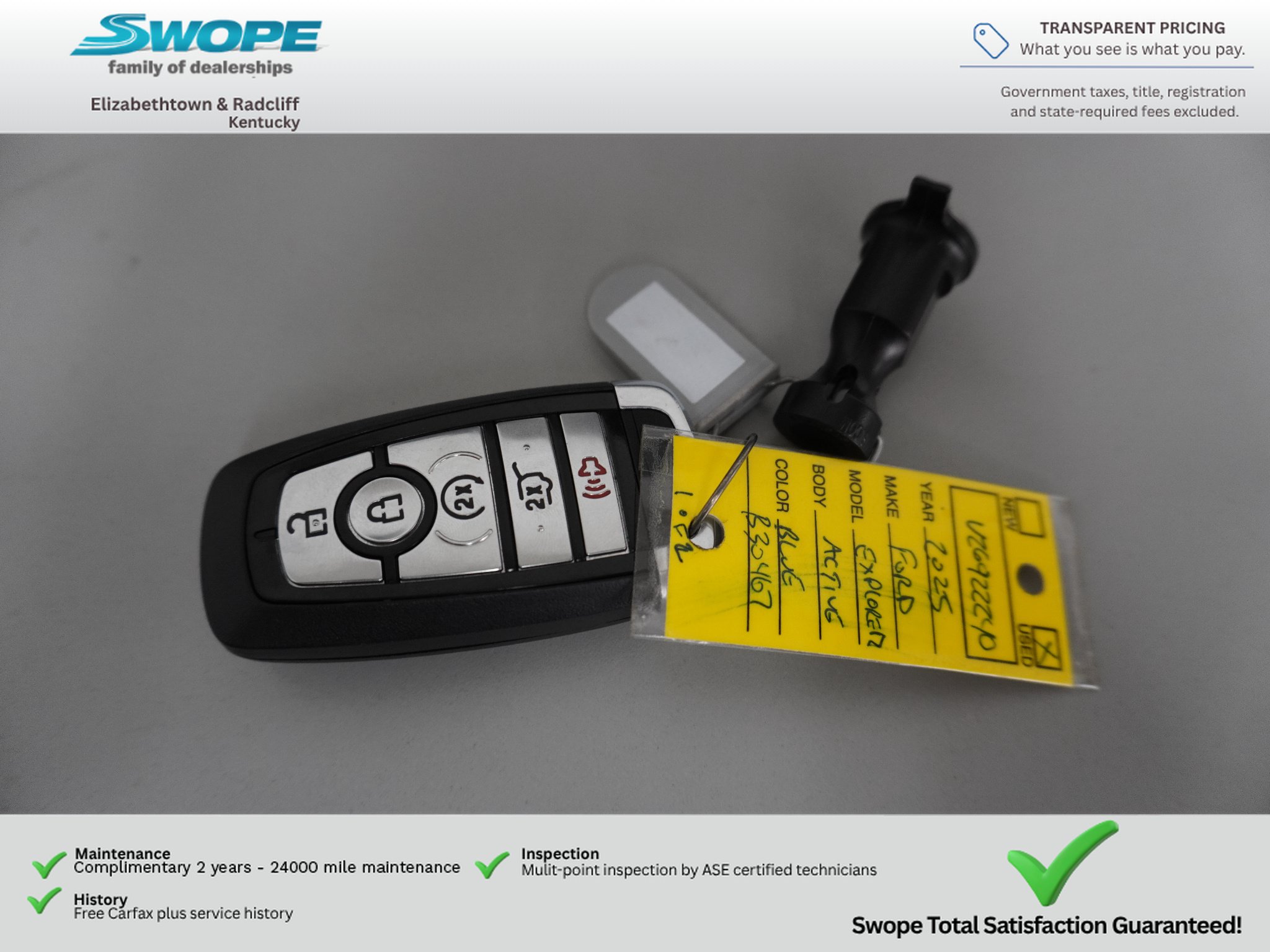 Certified 2025 Ford Explorer Active w/ Active Comfort Package AWD/4WD image 30