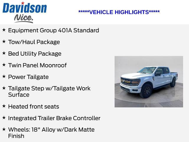 Certified 2025 Ford F150 Tremor w/ Bed Utility Package AWD/4WD image 5