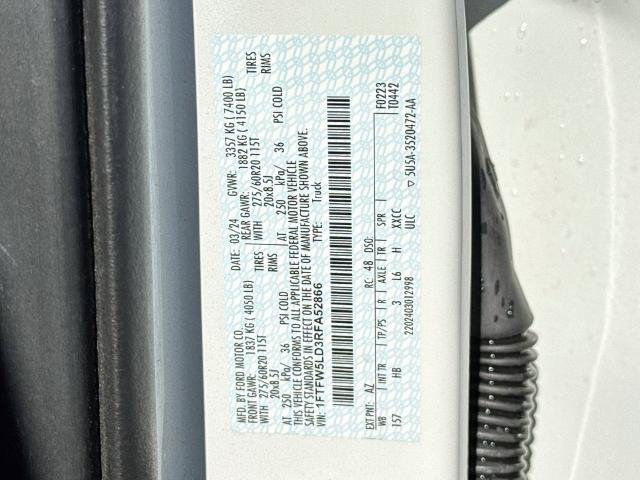 Certified 2024 Ford F150 Lariat w/ Bed Utility Package AWD/4WD image 25